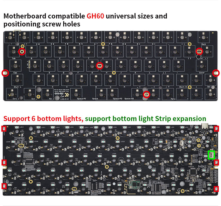 SKYLOONG-GK64X-GK64XS-Tastatur-Kit-RGB-Hot-Swappable-60-programmierbar-mit-Bluetooth-Wired-Case-Cust-1982962-6